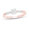 Thumbnail Image 0 of 0.29 CT. T.W. Diamond Engagement Ring in 10K Rose Gold