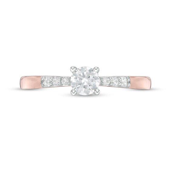 0.29 CT. T.W. Diamond Engagement Ring in 10K Rose Gold