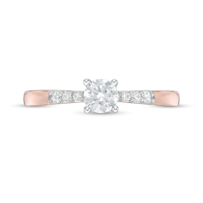 0.29 CT. T.W. Diamond Engagement Ring in 10K Rose Gold|Peoples Jewellers