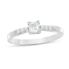 Thumbnail Image 0 of 0.29 CT. T.W. Princess-Cut Diamond Engagement Ring in 10K White Gold