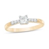 Thumbnail Image 0 of 0.29 CT. T.W. Princess-Cut Diamond Engagement Ring in 10K Gold