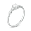 0.29 CT. T.W. Diamond Petal-Sides Engagement Ring in 10K Gold