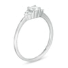 Thumbnail Image 2 of 0.29 CT. T.W. Diamond Tri-Sides Engagement Ring in 10K White Gold