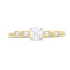 Thumbnail Image 4 of 0.29 CT. T.W. Diamond Petal-Sides Engagement Ring in 10K Gold