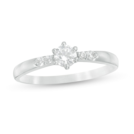 0.29 CT. T.W. Diamond Engagement Ring in 10K Gold