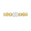 Thumbnail Image 4 of 0.37 CT. T.W. Diamond Art Deco Vintage-Style Engagement Ring in 10K Gold