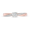 Thumbnail Image 3 of 0.29 CT. T.W. Diamond Engagement Ring in 10K Rose Gold