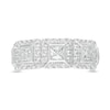 Thumbnail Image 3 of 1.81 CT. T.W. Princess-Cut Diamond Frame Anniversary Band in 14K White Gold