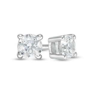 CT. T.W. Diamond Solitaire Stud Earrings in 14K Gold