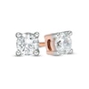 Thumbnail Image 1 of 0.37 CT. T.W. Diamond Solitaire Stud Earrings in 14K Rose Gold