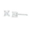 Thumbnail Image 0 of 0.23 CT. T.W. Princess-Cut Diamond Solitaire Stud Earrings in 14K White Gold