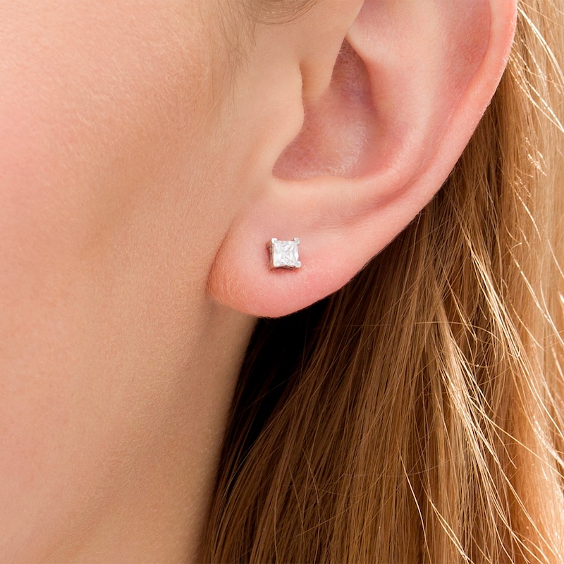 SuperJeweler 5 Point Tiny Diamond Stud Earrings