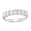 Thumbnail Image 0 of 1.29 CT. T.W. Oval Diamond Seven Stone Anniversary Band in 14K White Gold (G/SI2)