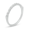 Thumbnail Image 2 of 0.065 CT. T.W. Baguette and Round Diamond Alternating Band in 10K White Gold