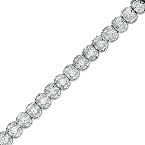 CT. T.W. Diamond Tennis Bracelet in 10K White Gold