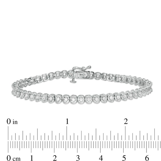 CT. T.W. Diamond Tennis Bracelet in 10K White Gold