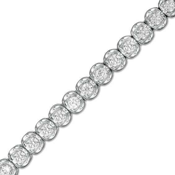 2.00 CT. T.W. Diamond Tennis Bracelet in 10K White Gold - 7.25 ...