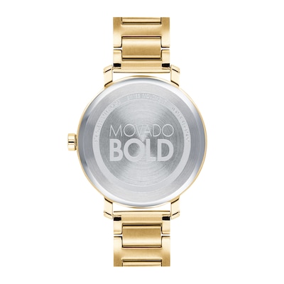 Ladies' Movado Bold®Evolution Crystal Gold-Tone Watch (Model: 3600649)