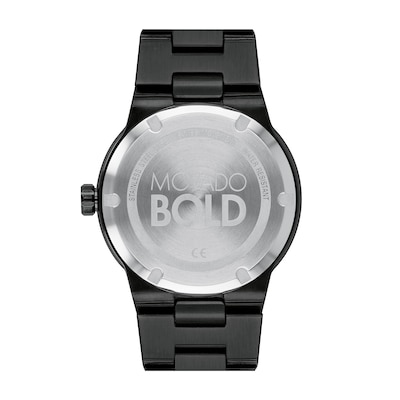 Men's Movado Bold® Fusion Black IP Watch (Model: 3600662)