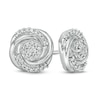 0.145 CT. T.W. Composite Diamond Swirl Stud Earrings in 10K Gold