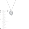 0.40 CT. T.W. Composite Diamond Whirlwind Pendant in 10K White Gold