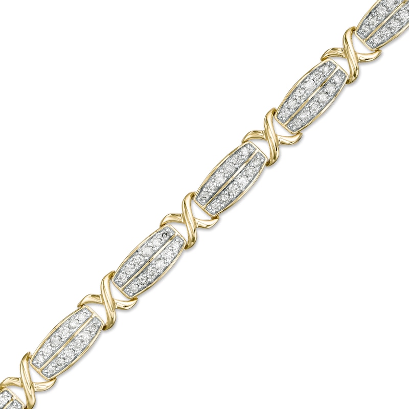 2.00 CT. T.W. Diamond Double Row 