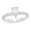 Thumbnail Image 0 of 1.33 CT. T.W. Certified Pear-Shaped Diamond Engagement Ring in 14K White Gold (I/SI2)