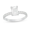 Thumbnail Image 0 of 1.33 CT. T.W. Certified Emerald-Cut Diamond Engagement Ring in 14K White Gold (I/SI2)