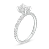 Thumbnail Image 2 of 1.33 CT. T.W. Certified Emerald-Cut Diamond Engagement Ring in 14K White Gold (I/SI2)