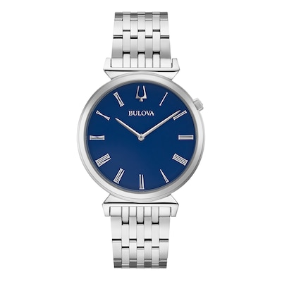 Men's Bulova Regatta Watch with Blue Dial (Model: 96A233)