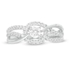 Thumbnail Image 4 of 0.45 CT. T.W. Diamond Multi-Row Bypass Engagement Ring in 10K White Gold