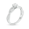 Thumbnail Image 2 of 0.45 CT. T.W. Diamond Twist Shank Engagement Ring in 10K White Gold