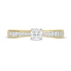 Thumbnail Image 4 of 0.29 CT. T.W. Diamond Tapered Shank Engagement Ring in 10K Gold