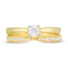 Thumbnail Image 3 of 0.29 CT. T.W. Diamond Bridal Set in 10K Gold