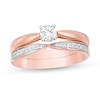Thumbnail Image 0 of 0.29 CT. T.W. Diamond Bridal Set in 10K Rose Gold