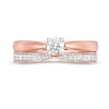 Thumbnail Image 3 of 0.29 CT. T.W. Diamond Bridal Set in 10K Rose Gold