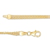 Open Circle Bismark Chain Bracelet in 14K Gold - 7.5"