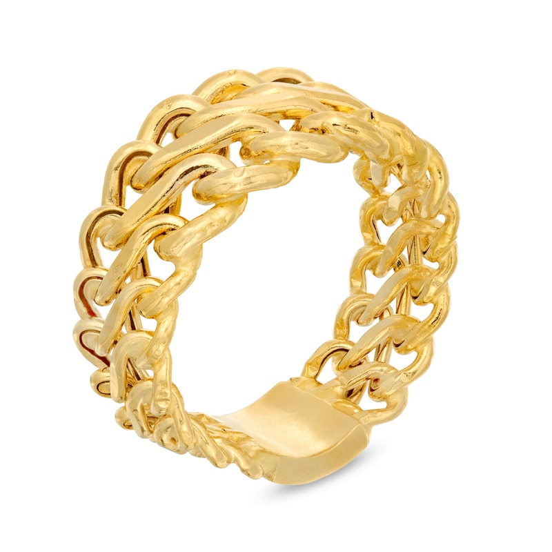 19.0mm S-Link Chain Ring in 14K Gold - Size 7|Peoples Jewellers