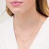 Diamond Accent Cancer Constellation Necklace in Sterling Silver with 14K Gold Plate