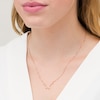 Thumbnail Image 1 of Diamond Accent Pisces Constellation Necklace in Sterling Silver with 14K Rose Gold Plate