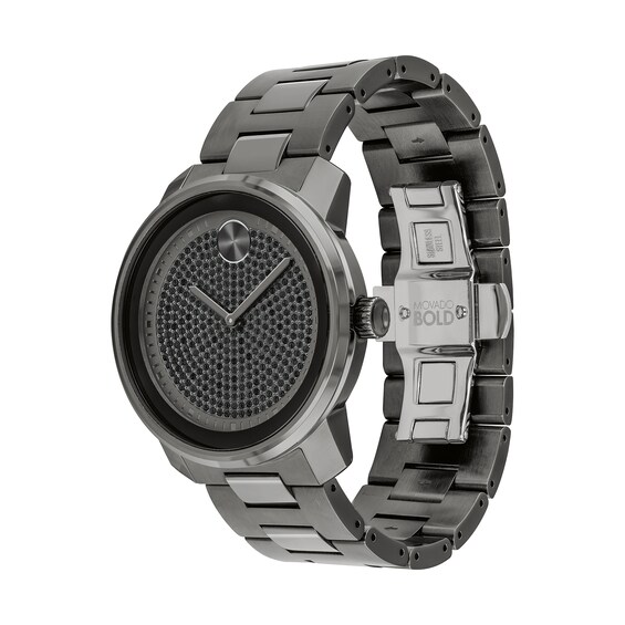 Men's Movado Bold® Crystal Black IP Watch (Model: 3600664)