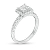 Thumbnail Image 2 of 1.00 CT. T.W. Quad Princess-Cut Diamond Frame Engagement Ring in 14K White Gold