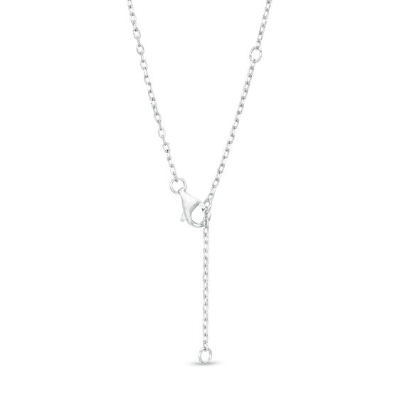 0.30 CT. T.W. Diamond Frame Pendant in 10K White Gold