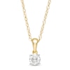 Thumbnail Image 1 of 0.29 CT. Diamond Solitaire Pendant in 10K Gold