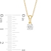 Thumbnail Image 3 of 0.29 CT. Diamond Solitaire Pendant in 10K Gold