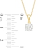 Thumbnail Image 3 of 0.69 CT. Diamond Solitaire Pendant in 10K Gold