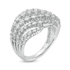 Thumbnail Image 2 of 2.00 CT. T.W. Diamond Multi-Row Wave Ring in 10K White Gold