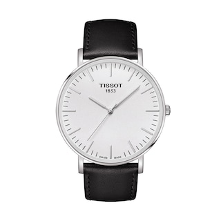 Men's Tissot Everytime Strap Watch with White Dial (Model: T109.610.16.031.00)