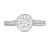 Thumbnail Image 2 of Vera Wang Love Collection 0.45 CT. T.W. Diamond Frame Vintage-Style Engagement Ring in 14K White Gold