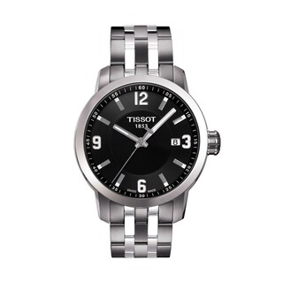 Men's Tissot PRC 200 Watch with Black Dial (Model: T055.410.11.057.00)